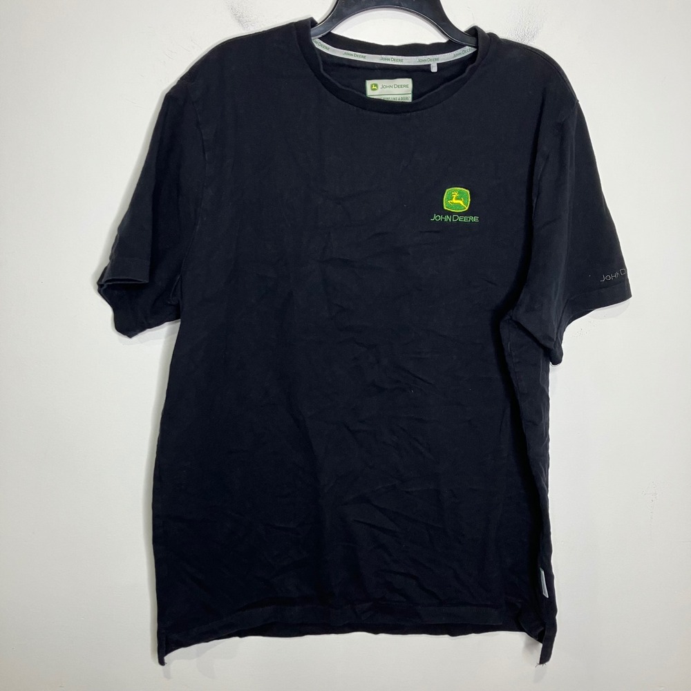 John‎ Deere t-shirt black men's size XL casual farm basic tractor ANF